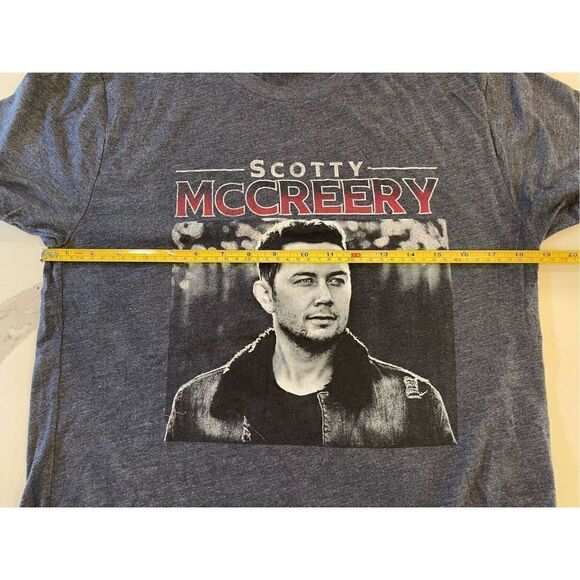 Scotty McCreery 2018 Tour Shirt w Dates Grey Unisex Sz M - Picture 3 of 5